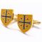 Yellow and Black Enamel Crusader Shield Cross  2.JPG